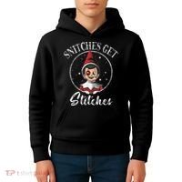 Snitches Get Stitches Kids Hoodie thumb 4