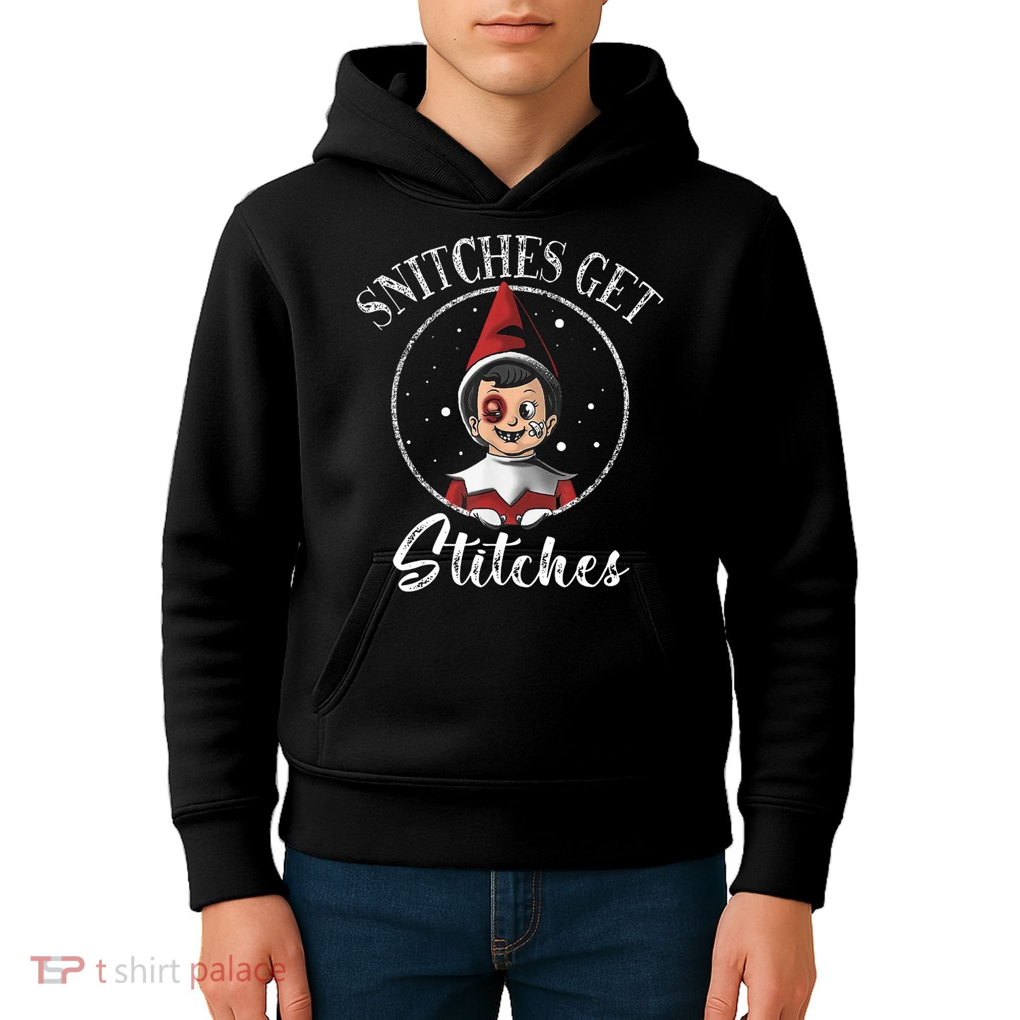 Snitches Get Stitches Kids Hoodie