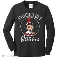 Snitches Get Stitches Kids Long Sleeve Shirt thumb 0