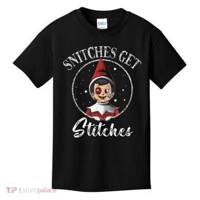 Snitches Get Stitches Kids T-Shirt