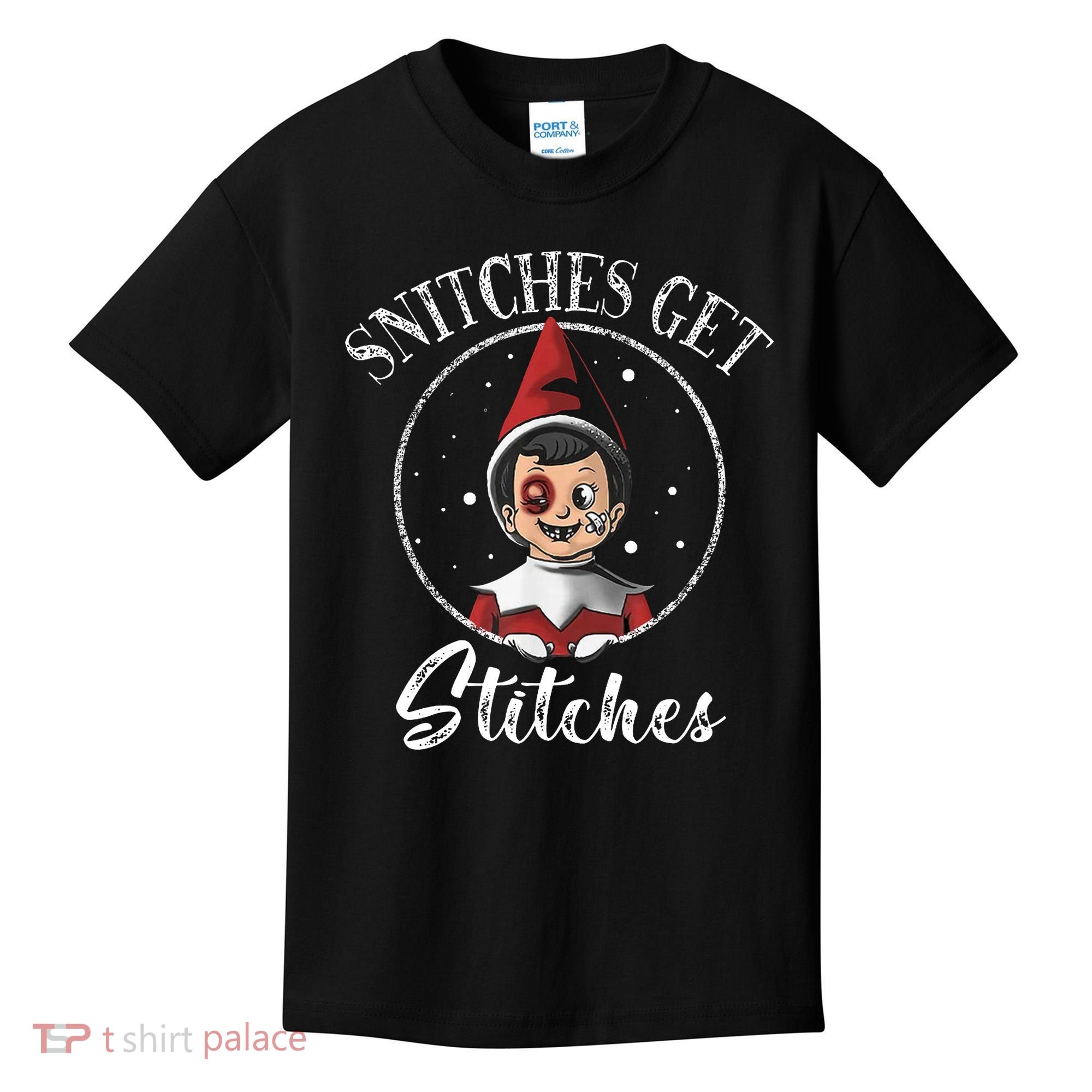 Snitches Get Stitches Kids T-Shirt