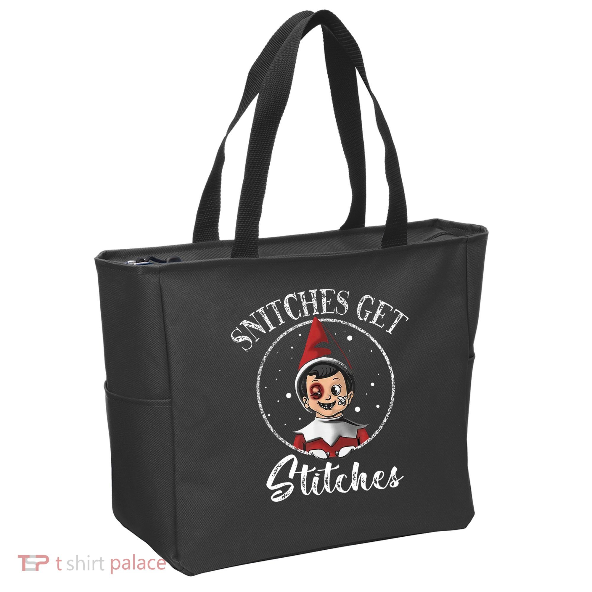 Snitches Get Stitches Tote Bag