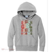 Sleigh Girl Sleigh Christmas Funny Kids Hoodie thumb 0