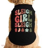 Sleigh Girl Sleigh Christmas Funny Doggie Tank thumb 0