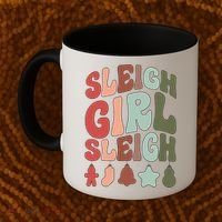 Sleigh Girl Sleigh Christmas Funny Coffee Mug thumb 2