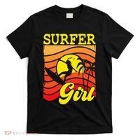Surfer Girl Surfboarding Surf Lover Surfboard T-Shirt thumb 0