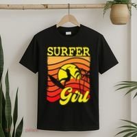 Surfer Girl Surfboarding Surf Lover Surfboard T-Shirt thumb 2