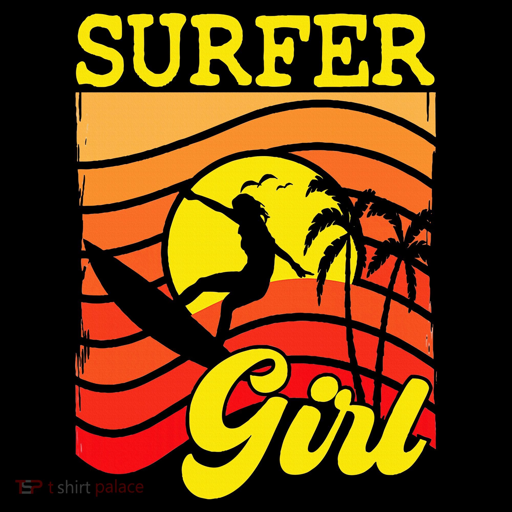Surfer Girl Surfboarding Surf Lover Surfboard Women's Hoodie