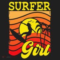 Surfer Girl Surfboarding Surf Lover Surfboard Tumbler thumb 3