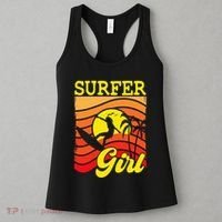 Surfer Girl Surfboarding Surf Lover Surfboard Women's Tank Top thumb 3