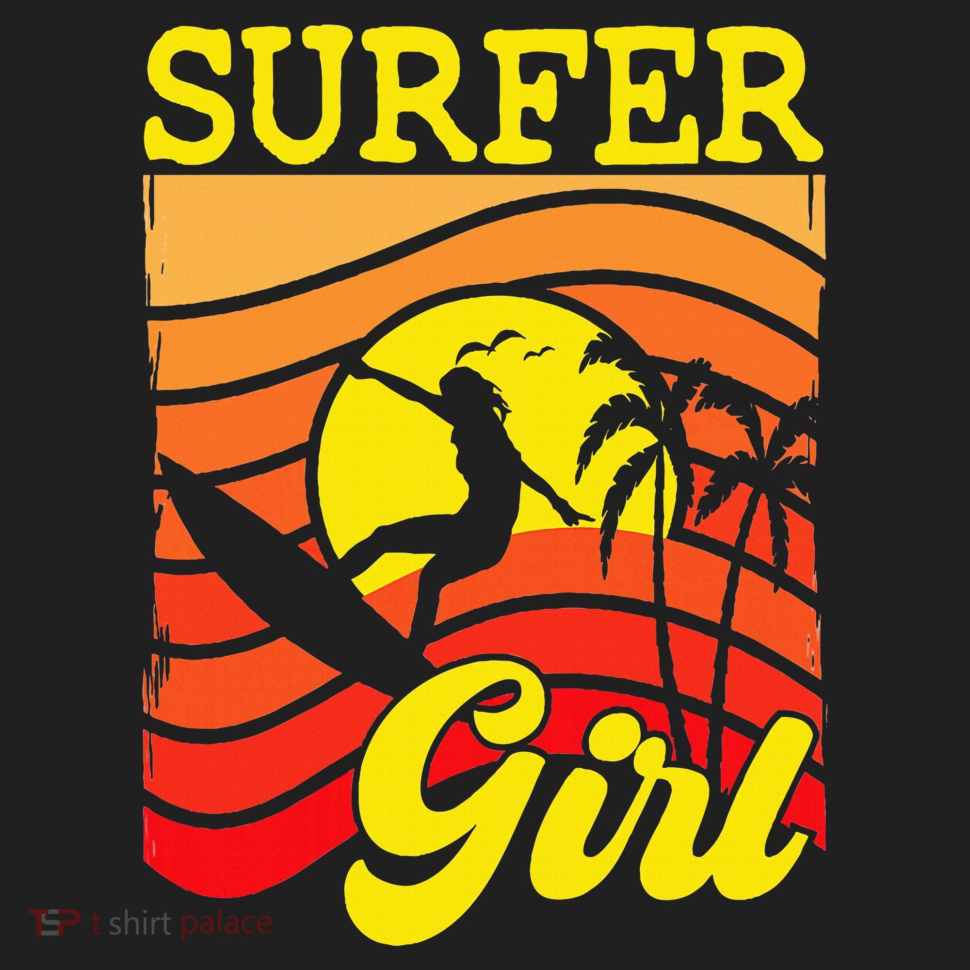 Surfer Girl Surfboarding Surf Lover Surfboard Hat