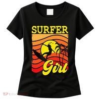 Surfer Girl Surfboarding Surf Lover Surfboard Women's T-Shirt thumb 0