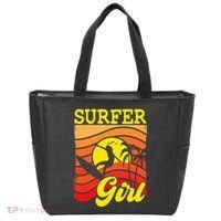 Surfer Girl Surfboarding Surf Lover Surfboard Tote Bag thumb 0