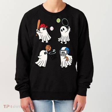 Spooky Ghost Sport Halloween Women's Sweatshirt