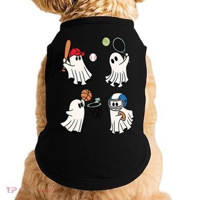 Spooky Ghost Sport Halloween Doggie Tank