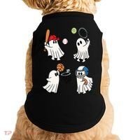 Spooky Ghost Sport Halloween Doggie Tank thumb 0
