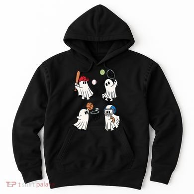 Spooky Ghost Sport Halloween Hoodie