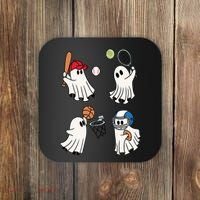 Spooky Ghost Sport Halloween Coaster thumb 0