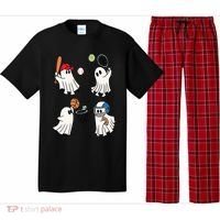Spooky Ghost Sport Halloween Pajama Set thumb 0