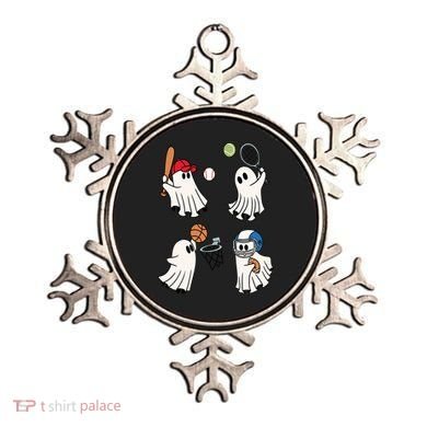 Spooky Ghost Sport Halloween Ornament