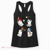 Spooky Ghost Sport Halloween Women's Tank Top thumb 0