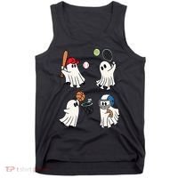 Spooky Ghost Sport Halloween Tank Top thumb 0