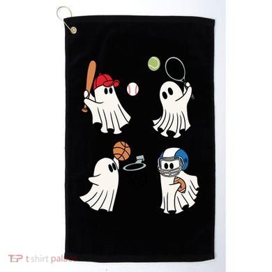 Spooky Ghost Sport Halloween Golf Towel