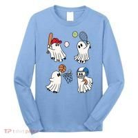 Spooky Ghost Sport Halloween Long Sleeve Shirt thumb 0