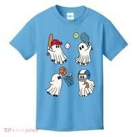 Spooky Ghost Sport Halloween Kids T-Shirt thumb 0