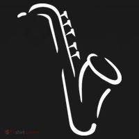 Saxophone Gift Doggie Tank thumb 4