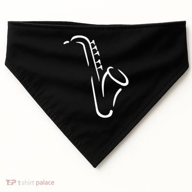Saxophone Gift USA-Made Doggie Bandana
