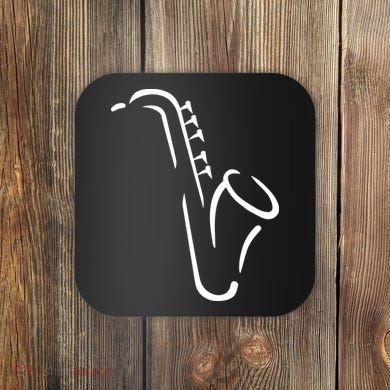 Saxophone Gift Coaster