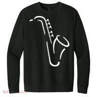 Saxophone Gift V.I.T. Fleece Crew Sweatshirt thumb 0