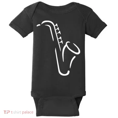 Saxophone Gift Baby Bodysuit