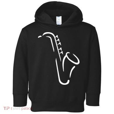 Saxophone Gift Toddler Hoodie