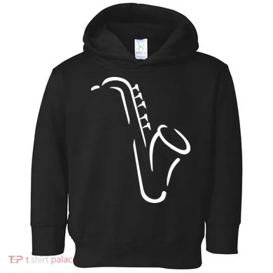 Saxophone Gift Toddler Hoodie