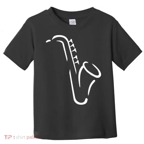 Saxophone Gift Toddler T-Shirt in the selected color