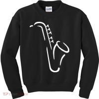 Saxophone Gift Kids Sweatshirt thumb 0
