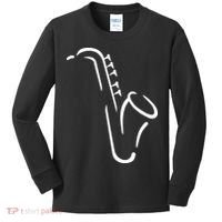Saxophone Gift Kids Long Sleeve Shirt thumb 0