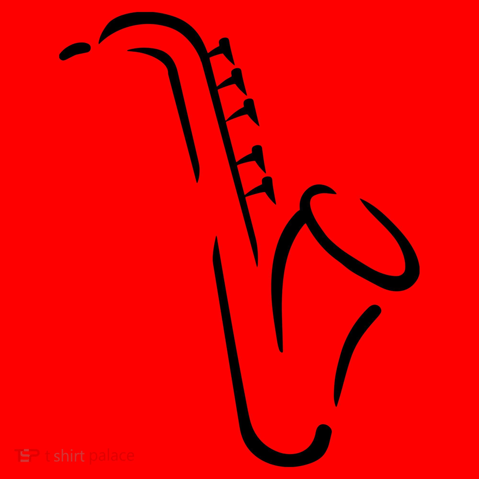 Saxophone Gift Santa Hat