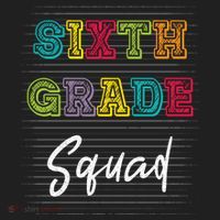 Sixth Grade Squad 6Th Grade Squad Rocks Gift Women's Sweatshirt thumb 2