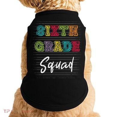 Sixth Grade Squad 6Th Grade Squad Rocks Gift Doggie Tank