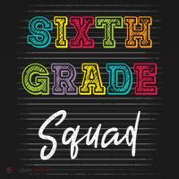 Sixth Grade Squad 6Th Grade Squad Rocks Gift USA-Made Doggie Bandana thumb 2