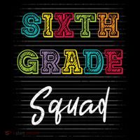 Sixth Grade Squad 6Th Grade Squad Rocks Gift Backpack thumb 2