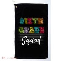Sixth Grade Squad 6Th Grade Squad Rocks Gift Golf Towel thumb 0