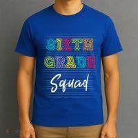 Sixth Grade Squad 6Th Grade Squad Rocks Gift T-Shirt thumb 3