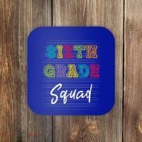 Sixth Grade Squad 6Th Grade Squad Rocks Gift Coaster thumb 0