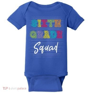Sixth Grade Squad 6Th Grade Squad Rocks Gift Baby Bodysuit