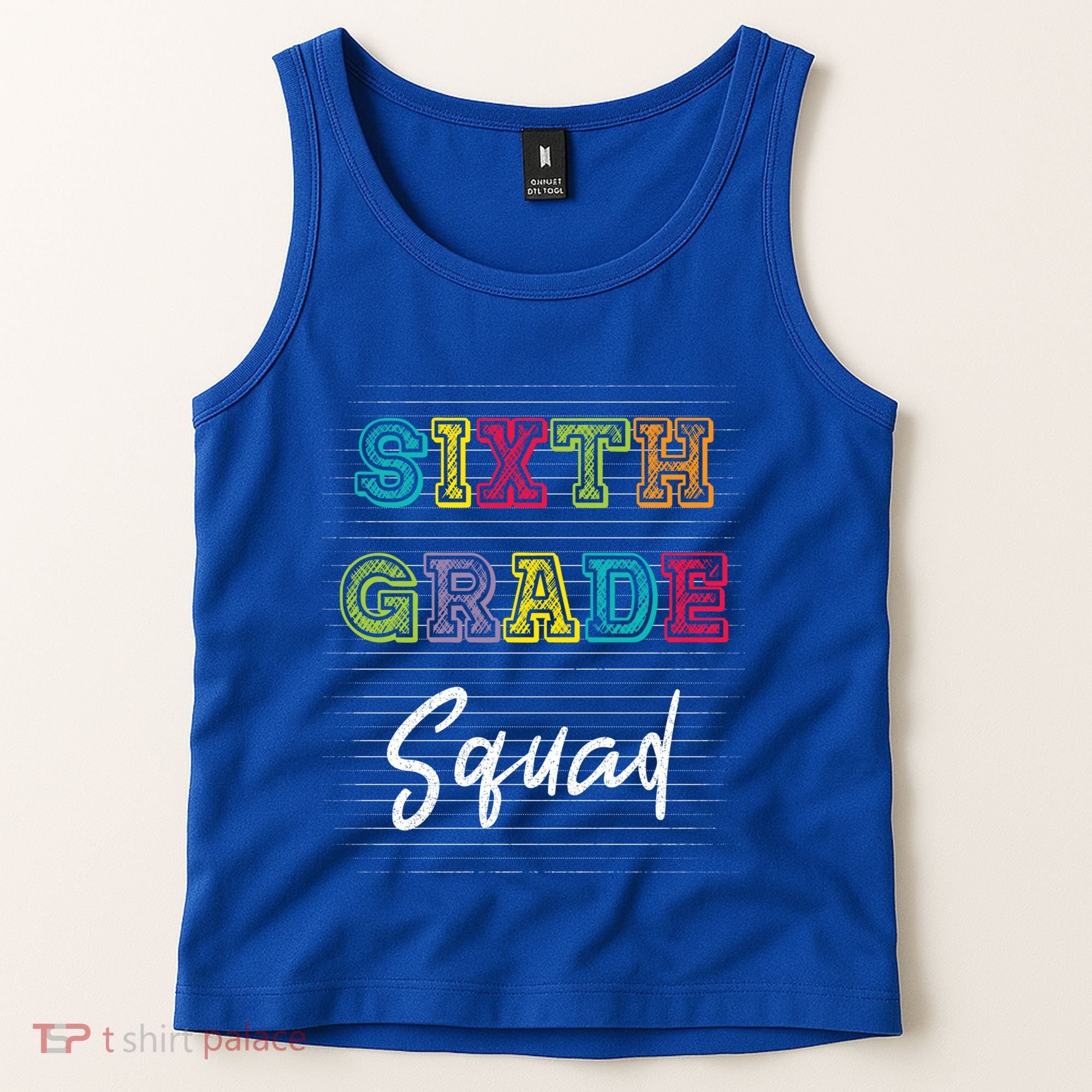 Sixth Grade Squad 6Th Grade Squad Rocks Gift Tank Top