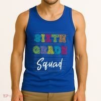 Sixth Grade Squad 6Th Grade Squad Rocks Gift Tank Top thumb 3